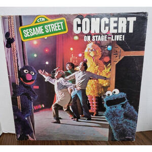 Sesame Street: Concert On Stage Live! - Vintage Lp Viny